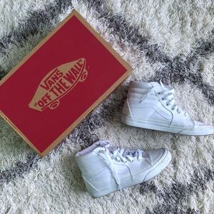 Vans Sk8-Hi Sneakers in True White